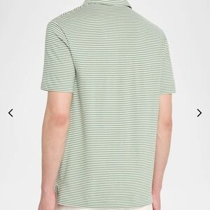 Polo by Ralph Lauren Green and White‎ Striped Shirt